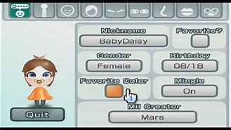 Image result for Mii Baby First