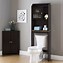 Image result for Black Over the Toilet Storage Cabinet