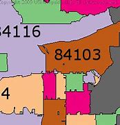 Image result for Salt Lake Zip Code Map