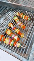 Image result for Skewered Veggies On Grill