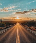 Image result for Desert Road Sunrise