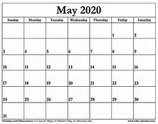 Image result for May Calendar