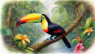 Image result for Rainforest Animals Toucan