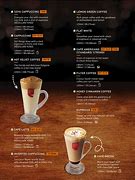 Image result for Cafe Coffee Day Menu