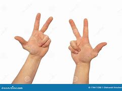 Image result for Three Sign Gesture