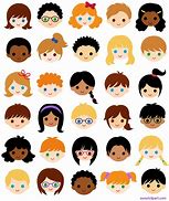 Image result for Many Faces Clip Art