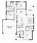 Image result for Modern 3 Bedroom 2 Bath House Plans