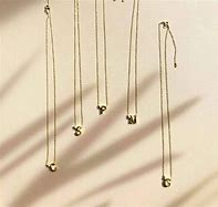 Image result for Necklace with Initial Pendant