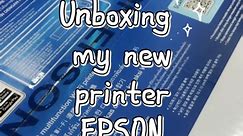 Unboxing my new printer EPSON L3256 🖨️🎊 #unboxingvideo #unboxing #unboxingprinter #epson #epsonecotank #epsonl3256 #digitalartist #canvacreators #illustration #vector #printing