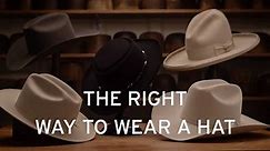 Stetson Education: How to Wear a Hat