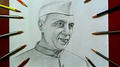 Jawaharlal nehru drawing