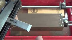 Chisel sharpening