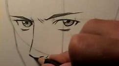 How to Draw a realistic manga face