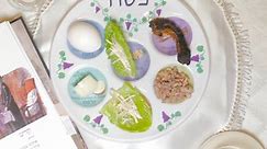 Passover Seder Plate - Ingredients and placement