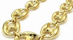 Buy 10k Yellow Gold Gucci Link Chain 26-32 Inch 16.50mm  Online at SO ICY JEWELRY