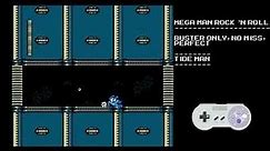 Mega Man Rock N Roll - Tide Man- Buster Only, Perfect, No Miss