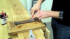 Sharpening a chisel