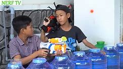 NERF GUN SNIPER GUN BATTLE