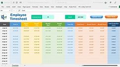 Automated Employee Timesheet Template in Excel - PK: An Excel Expert