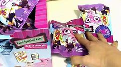 Blind Bag HAUL Littlest Pet Shop Paint Splashin BOX case Part 1 LPS toy review opening