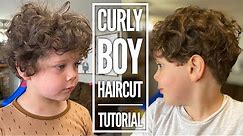 Curly Boy Haircut Tutorial