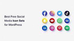 16 Best Free Social Media Icon Sets for WordPress (2024)