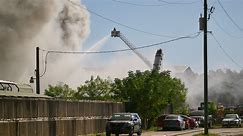 Massive structure fire at Allied Recycling Inc.