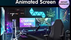 Weed Game Room Stream Screen Smoke Boong Cannabis Animated Stream Package Twitch Animations Starting Screen Streaming Twitch - Etsy