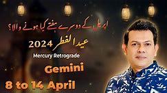 Gemini 8 April to 14 April Weekly Horoscope 2024