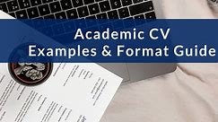 Academic CV (Curriculum Vitae) for Research: CV Examples - Wordvice