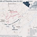 Battle Waterloo Area Map
