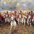Battle of Waterloo Cavalry Charge