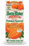 Image result for Homemaker Orange Juice