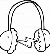 Image result for Black and White Headphones Picture Animated Square