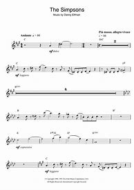 Image result for The Simpsons Theme Sheet Music