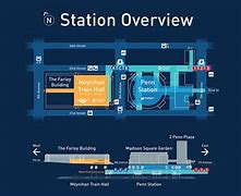 Image result for Map of Penn Station New York