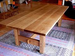 Image result for White Oak Fluted Dining Room Table