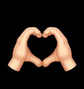 Image result for Hand Heart Emoji Art