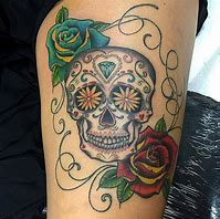 Image result for Sugar Skull Lovers Tattoos