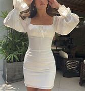 Image result for Aesthetic Easy White Dresses