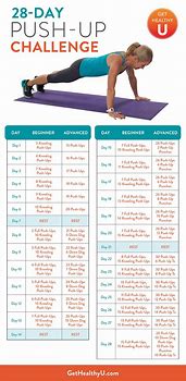 Image result for Push UPS Chart