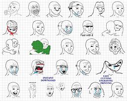 Image result for NPC Wojak Face