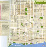 Image result for Map of Tourist Sites in Toronto