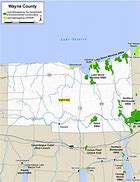 Image result for Wayne County NY Map