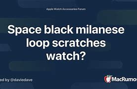 Image result for Space Black Milanese Loop