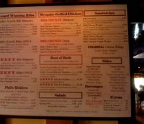 Image result for Phils BBQ Menu