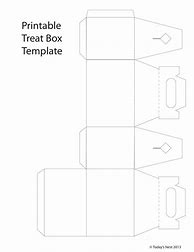 Image result for Free Printable Treat Box Template