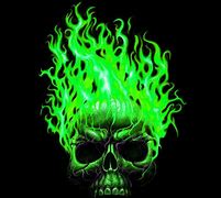 Image result for Green Skull Art