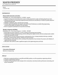 Image result for HVAC Project Engineer Resume