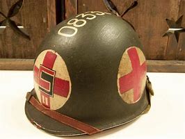 Image result for WWII Medic Helmet